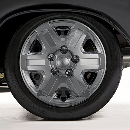 Upgrade Your Auto Set of Four 16' Chrome Hubcap Wheel Covers for Dodge Caravan 2008-2013 (Bolt-on)