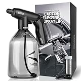 CARTON 【公式】 POWER GRIP 電動オートスプレー 『細部まで極まる』 IPX7防水 2.5L 高圧ミスト噴射 洗車/鉄粉除去/湿式コーティング 対応 溶剤耐性 扇形ノズル(別売) カスタマイズ 脱着式バッテリー共用システム 特許取得 PSE認証 Type-C充電式 軽量 静音 洗車プロ仕様 日本語説明書付 (ブラック)