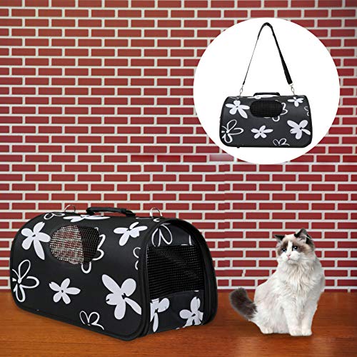 Balacoo Bolsa para transporte de animais de estimação, portátil, para gatos, mochila ajustável para