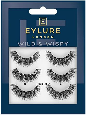 Eylure False Lashes, Wild & Wispy Unruly, 3 Pair
