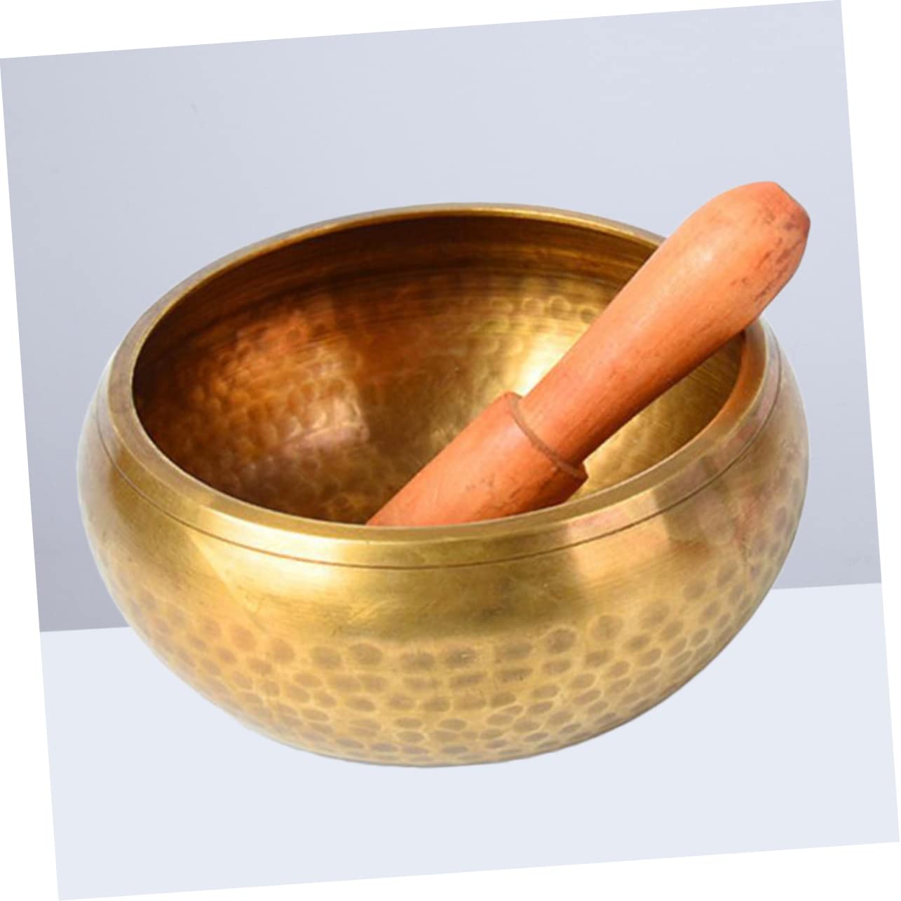 ULDIGI Singing Bowl Manual Tapping Craft From for Meditation and Relaxation Includes Stick for Yoga and Peace of