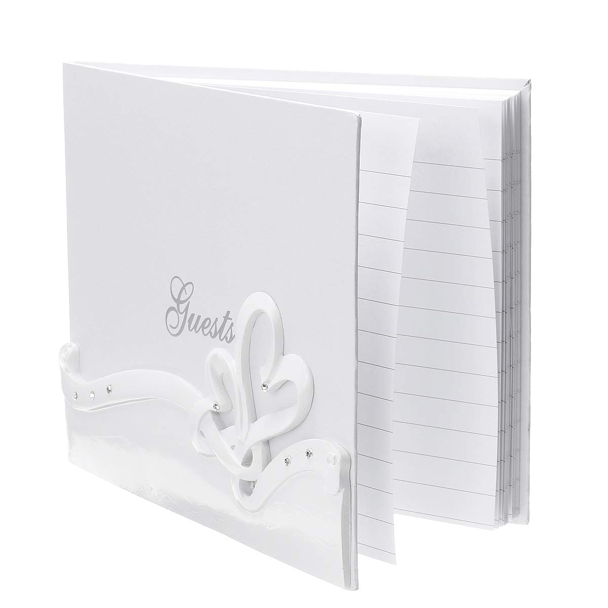 25 X 20 Cm Libro Degli Ospiti Di Nozze Decorazioni Per Matrimoni Libro Per Matrimoni Firma Elegante Sposa Sposo Farfalla Resina - B