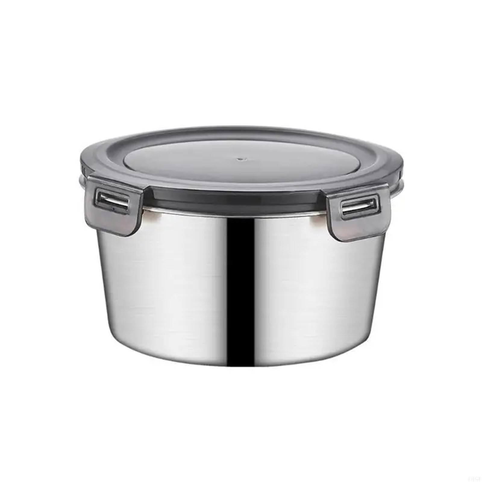 Contenitori per alimenti in acciaio inossidabile Contenitore for il pranzo a prova di perdite in acciaio inossidabile grande capacità con coperchio in metallo for la casa e l'ufficio(1000ML)