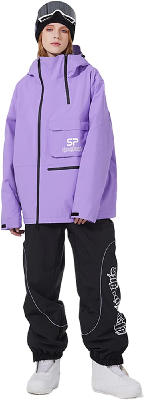 [HOTIAN] スノーボード ウェア 上下セット メンズ 耐水圧10000mm HOTIAN] スキーウェア メンズ スノーボード ウェア 上下セット