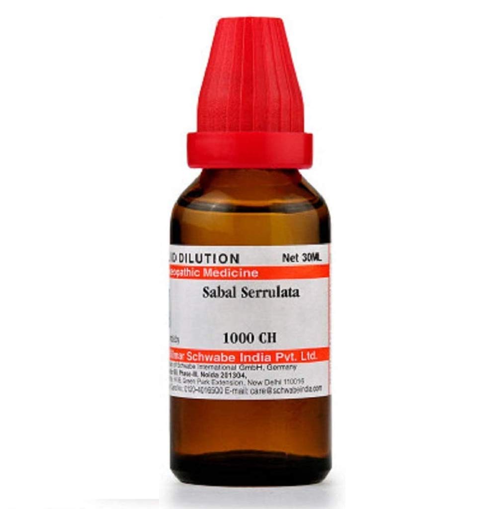 Willmar Schwabe Homeopathy Sabal Serrulata (30 ML) (Select Potency) (1000 CH (1 M))