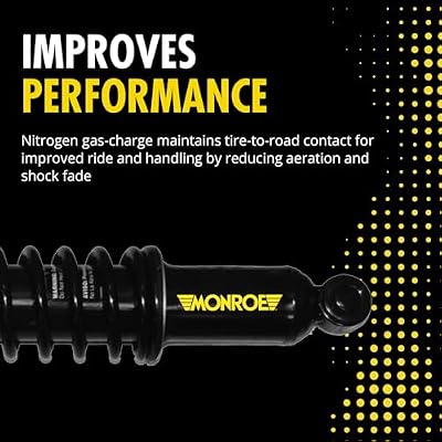 Monroe Load Adjusting 58648 Suspension Shock Absorber and Coil Spring Assembly Pack of 2 for Dodge Grand Caravan
