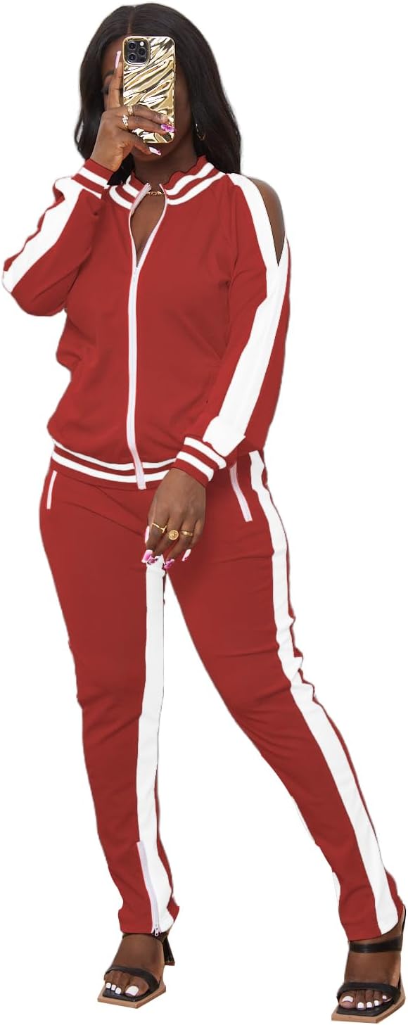 TOPONSKY Women Casual 2 Piece Outfit Long Pant Set Sweatsuits Tracksuits - Image 3