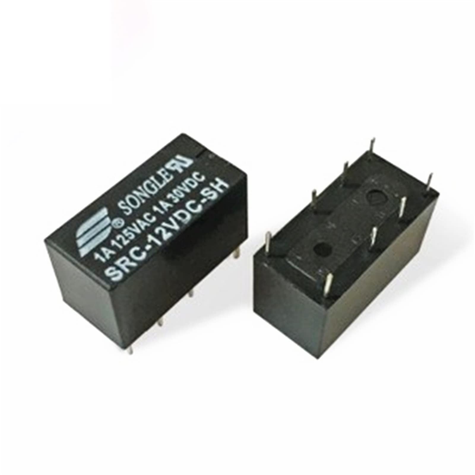 10 Uds relés SRC-05VDC-SH SRC-12VDC-SH SRC-24VDC-SH 5V 12V 24V 8 Pines relé (Size : SRC-5VDC-SH)