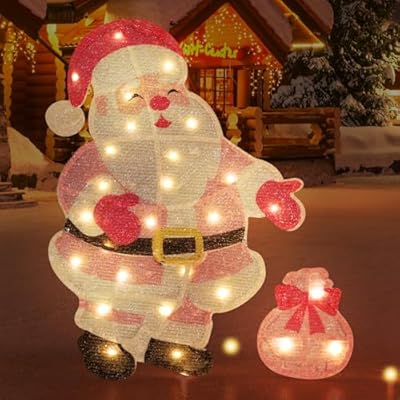 CiyvoLyeen Lighted Christmas Yard Decoration P-...