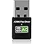 USB WiFi Adapter, 600Mbps Mini Wireless WiFi Network Adapters for Desktop Computer/Notebook PC, Dual Band 5G+2.4G WiFi Dongle