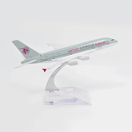 Miniatura 8 de 1/400 Escala A380 Qatar Airways Modelo de avión Modelo de aleación Modelo de avión fundido a presión para colección