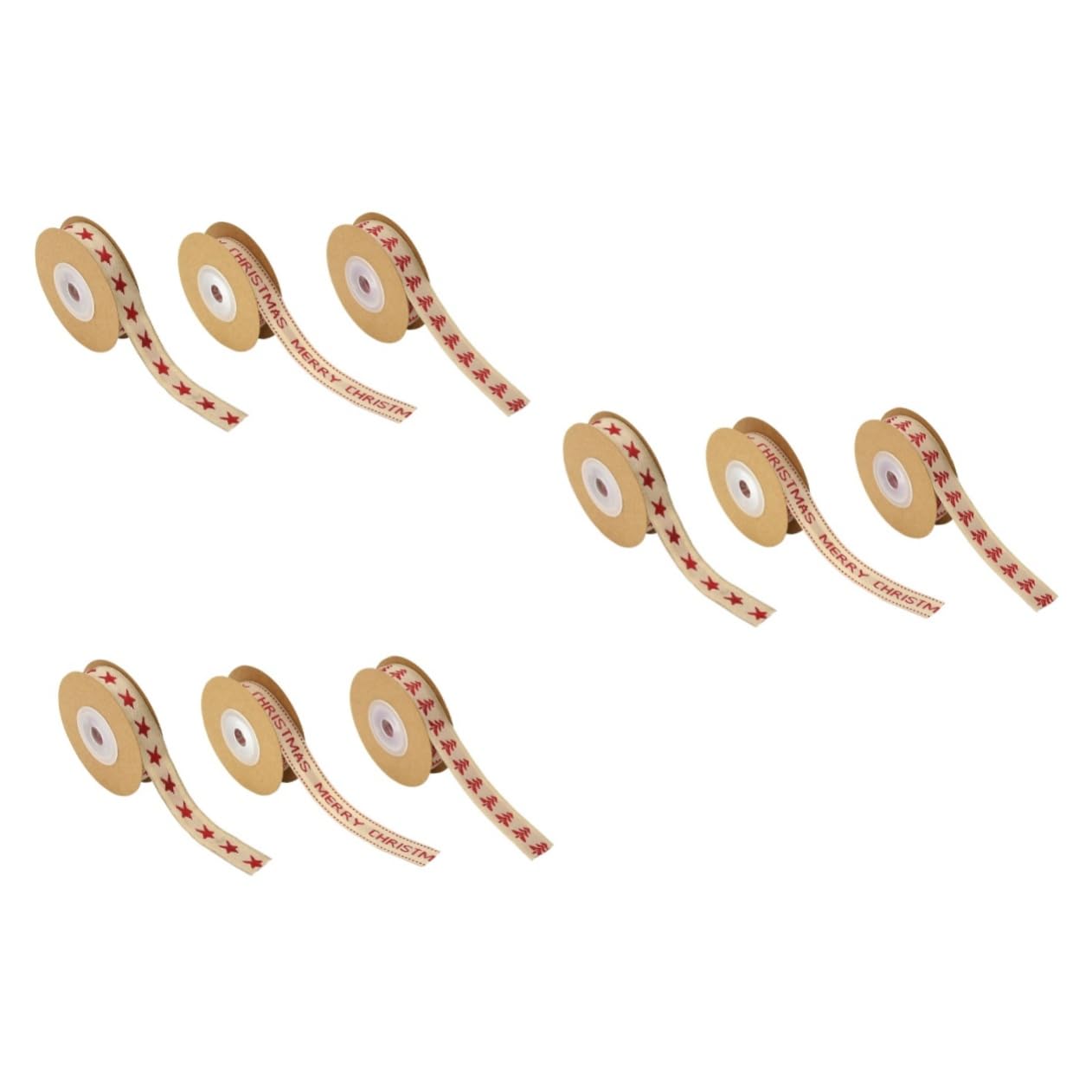STOBOK 3er-set Weihnachtsband 1 5 Cm Breit Mit Draht Festliche Dekobänder Für Weihnachtsverpackungen Dekorationen 3 Stück X 3