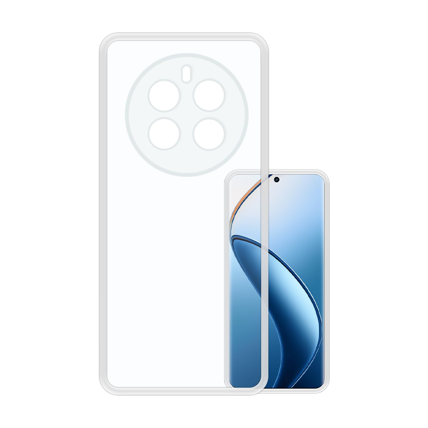 VIDO Transparent Back Case Cover for Realme 12 Pro Plus 5G / Realme 12 Pro 5G (Soft & Flexible & Camera Protection Back Case) (B0CTMJDC53) Amazon Price History, Amazon Price Tracker
