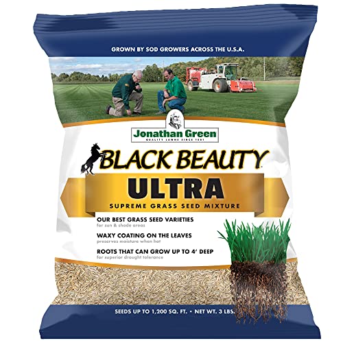 Image of Jonathan Green 10321 Black Beauty Ultra Grass Seed Mix, 3 Pounds