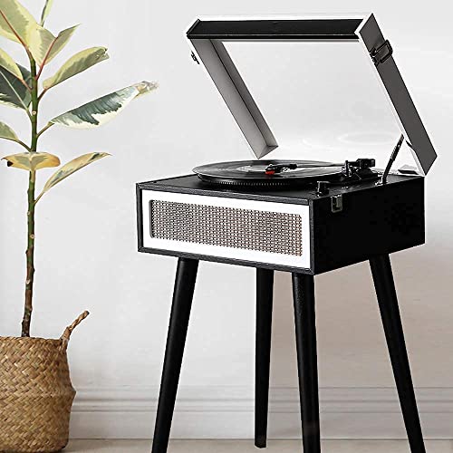 TAISK Gramophone, Tourne-Disque Vinyle, Lecteur Bluetooth Multifonction Haut-parleurs rétro casiers en Bois Massif Vie… - Les Beatles, Paul McCartney, John Lennon, RIngo Starr, George Harrison TAISK Gramophone, Tourne-Disque Vinyle, Lecteur Bluetooth Multifonction Haut-parleurs rétro casiers en Bois Massif Vie… – Image 8