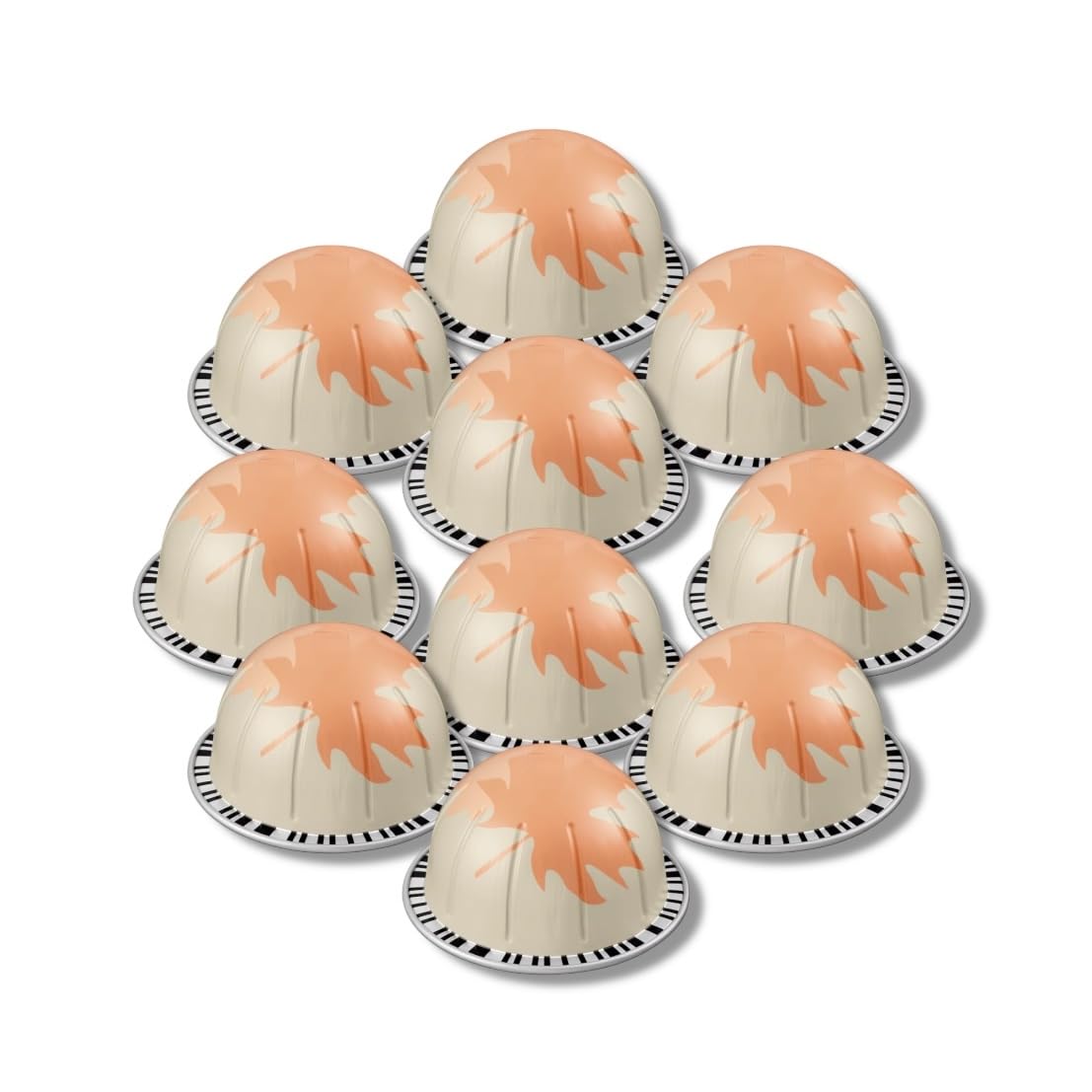 Maple Pecan Coffee Pods, Pack of 10 Capsules – Compatible with Nespresso Vertuline – Rich Maple Syrup & Toasted Pecan – Natural Flavor, Recyclable Pods – Hot or Iced Coffee