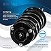 Detroit Axle - 8pc Struts Sway Bars for 2007-2011 Toyota Camry Front Rear Complete 4 Struts w/Coil Spring 4 Sway Bar Links 2008 2009 2010 Replacement Quick Install Ready Struts Absorbers