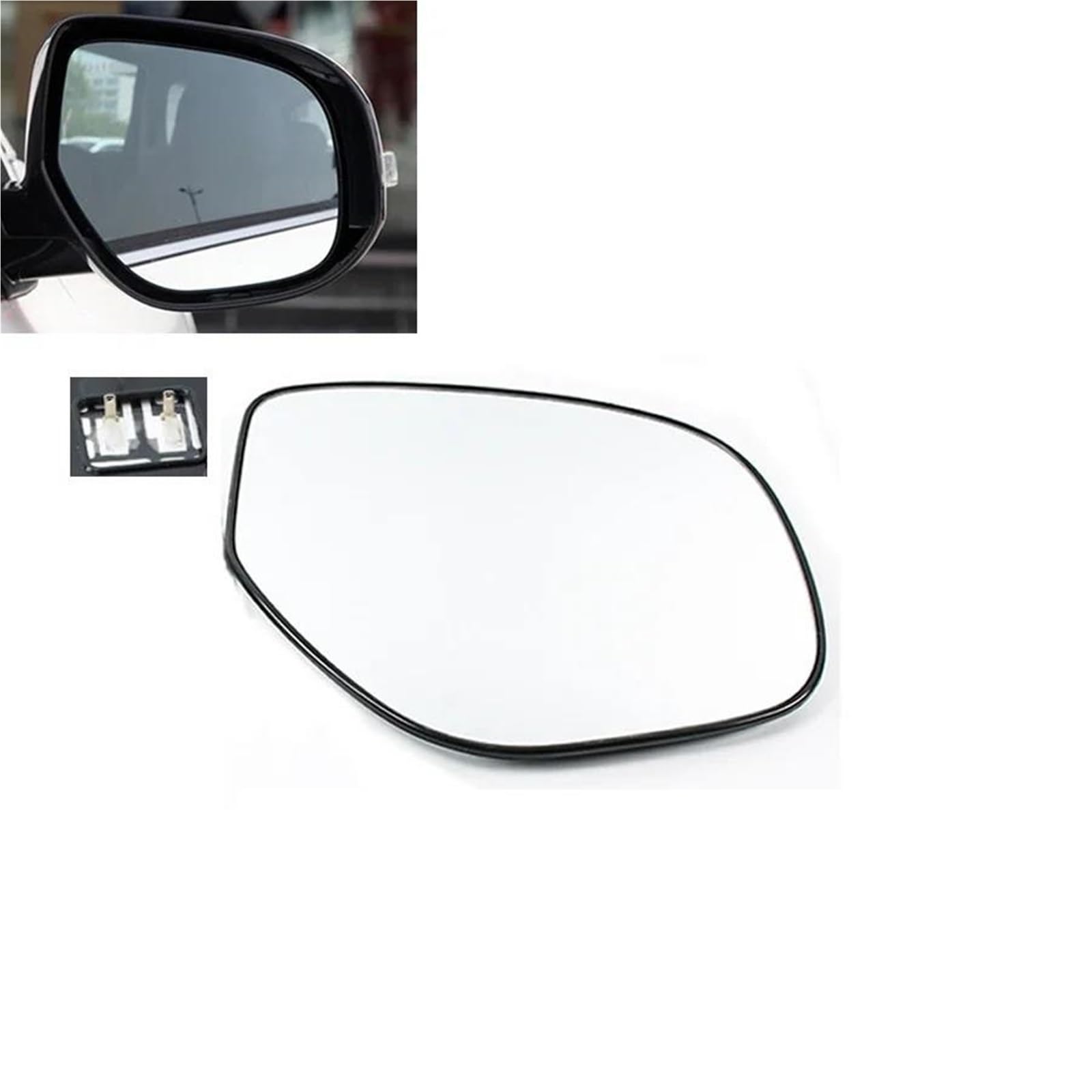 Espejos Retrovisores Laterales Coche Cristal Para Mitsubishi Para Outlander 2013-2021 Lente De Espejo Retrovisor Lentes De Espejo Cristal de retrovisor lateral(BIEN,Calefacción)