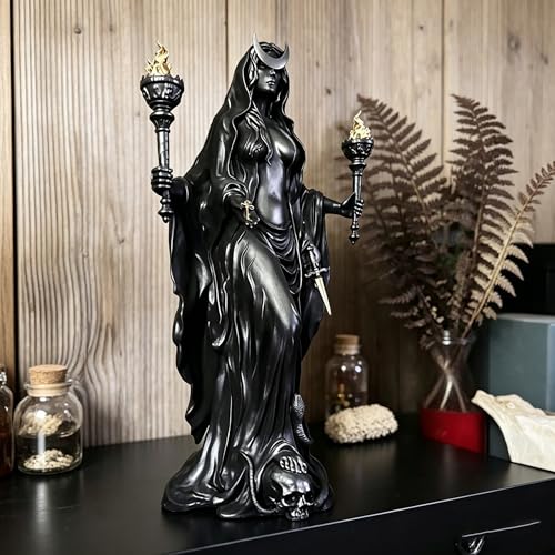 Estatua de Resina de Hekate Diosa Griega Niktipolos miniatura 2