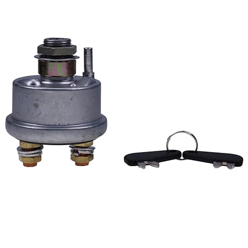 Miniatura 7 de Solarhome Master Disconnect 7N0718 7N-0718 7N0719 7N-0719 7H7290 Interruptor de encendido con 2 llaves 8H5306 para excavadoras Caterpillar Cat,