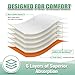wegreeco Cloth Diapers 6 Pack with 6 Inserts & 1 Wet Bag, Washable Cloth Diapers for Babies, One Size Adjustable Reusable (Vibrant)