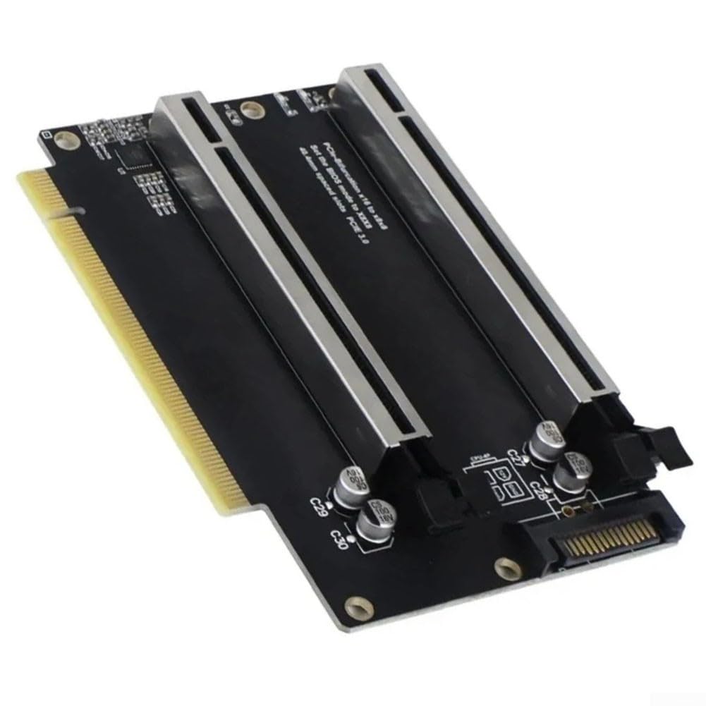 Dual Slot per adattatore pcie per server e workstation Dual Slot | Contatti dorati, design 5U, alto valore Tg, protezione EMV, schermatura in metallo, durevole