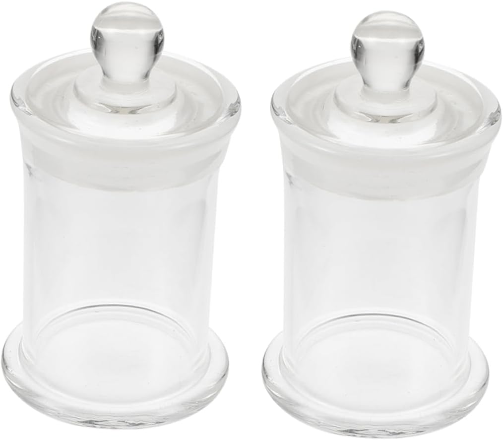 Luxshiny 2Pcs Borosilicate Specimen Vial Experiment Bottles for Lab Use Smooth Surface Easy to Clean for Research and Education