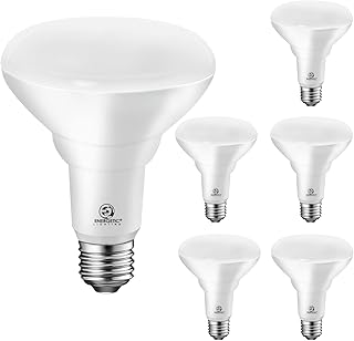 Energetic 6-Pack BR30 LED Recessed Light Bulb, 8.5W=65W, 2700K Soft White, 650LM, Dimmable Ceiling Flood Light Bulb for Cans, CRI90+