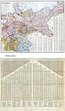 landkarte deutsches reich 1942  General-Karte Deutsches Reich - Deutschland, 1910: Zwei Großkarten mit Ortsverzeichnis inkl. Einwohnerzahl und Koordinaten (plano)