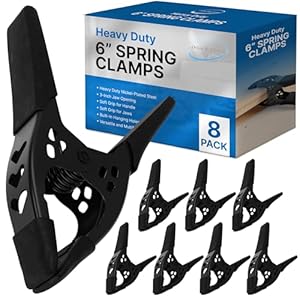 FactorDuty 8er Pack Schwerlast Federzwingen