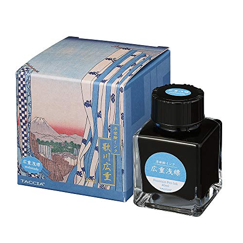 Encre Taccia Ukiyo-e Hiroshige Asahanada flacon de collection Nakabayashi 40 ml