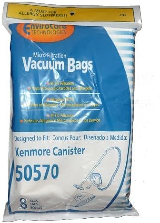 Amazon.com: 16 I Ultra Care 50570 Kenmore Sears aspiradora bolsa,  Aspiradoras sin bolsa, 609315, sustituye a Sears 20 – 50570, por Kenmore :  Hogar y Cocina