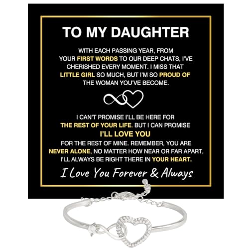 LEONADORA To My Daughter �u���X���b�g ���ꂳ��Ƃ������񂩂�̃p�[�\�i���C�Y�h�h���u���X���b�g ���ꂳ��₨�����񂩂�̃M�t�g �����ւ̔������u���X���b�g �N���X�}�X ���� �a�����M�t�g�A�C�f�A, One Size, �X�e�����X�|