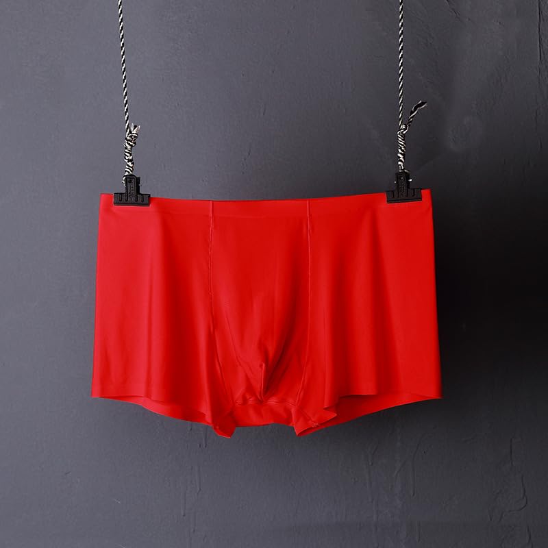 Image of GirlFriend Ultra-Soft Lycra Material Trunks for Men| Ice-Silk Seamless Men Short | Underwear | Breathable Antibacterial Boxers