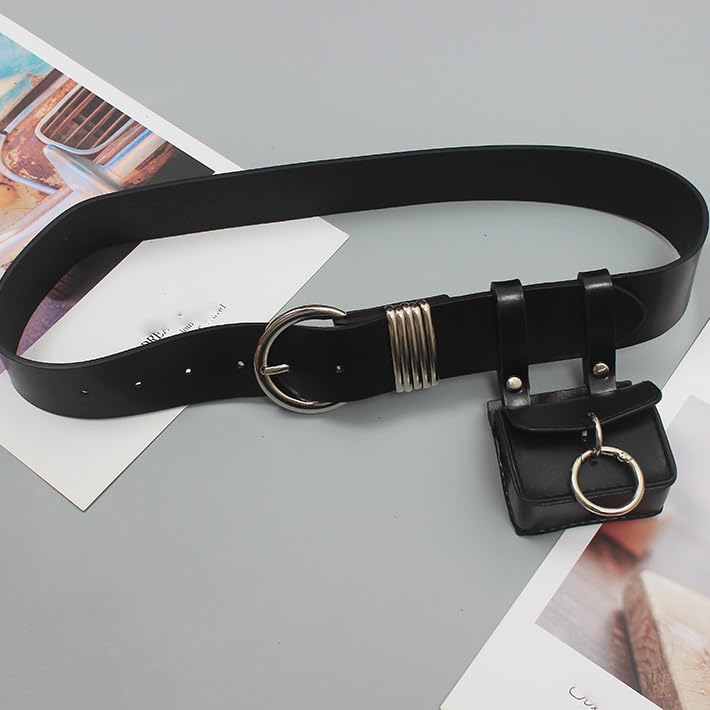 Concave Shape mini Decorative Half Round Buckle Belt Small Square Bag Women's Fashionable Fanny Pack Belt Dual-use4