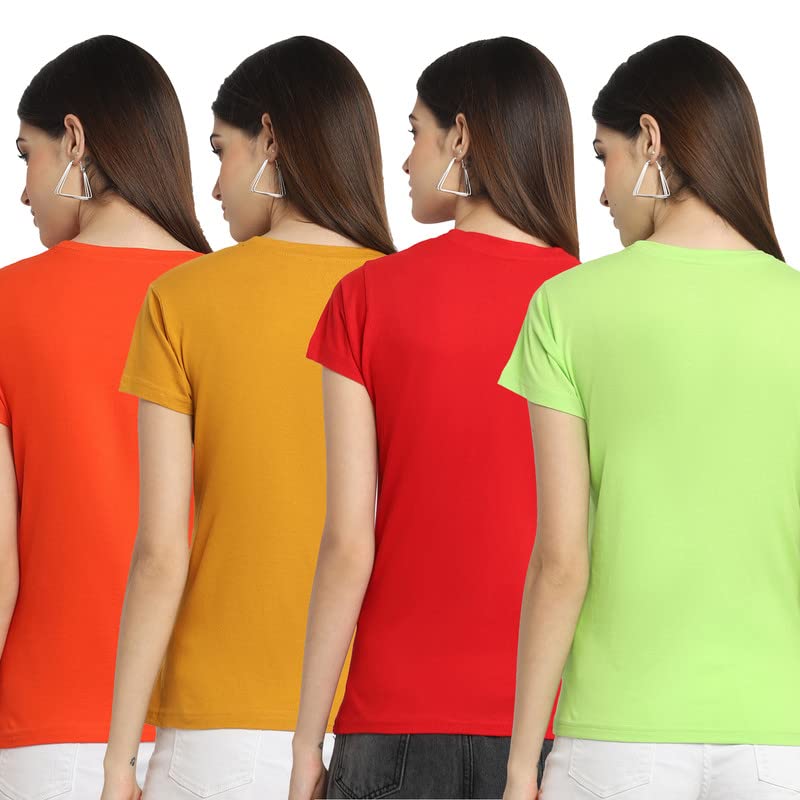 Preneum T-shirt décontracté à manches courtes en coton pour femme | Tendance et styles