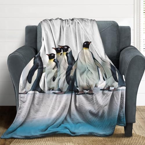 Couverture flanelle pingouins haute qualité lit toutes saisons - 5