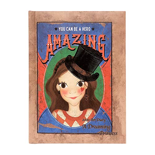 YOUKSHIMWON Planner 2021 - Year Calender - Jan - Dec Weekly Monthly Agenda - Protective Hard Cover with Bookmark Ribbon - Thick Paper