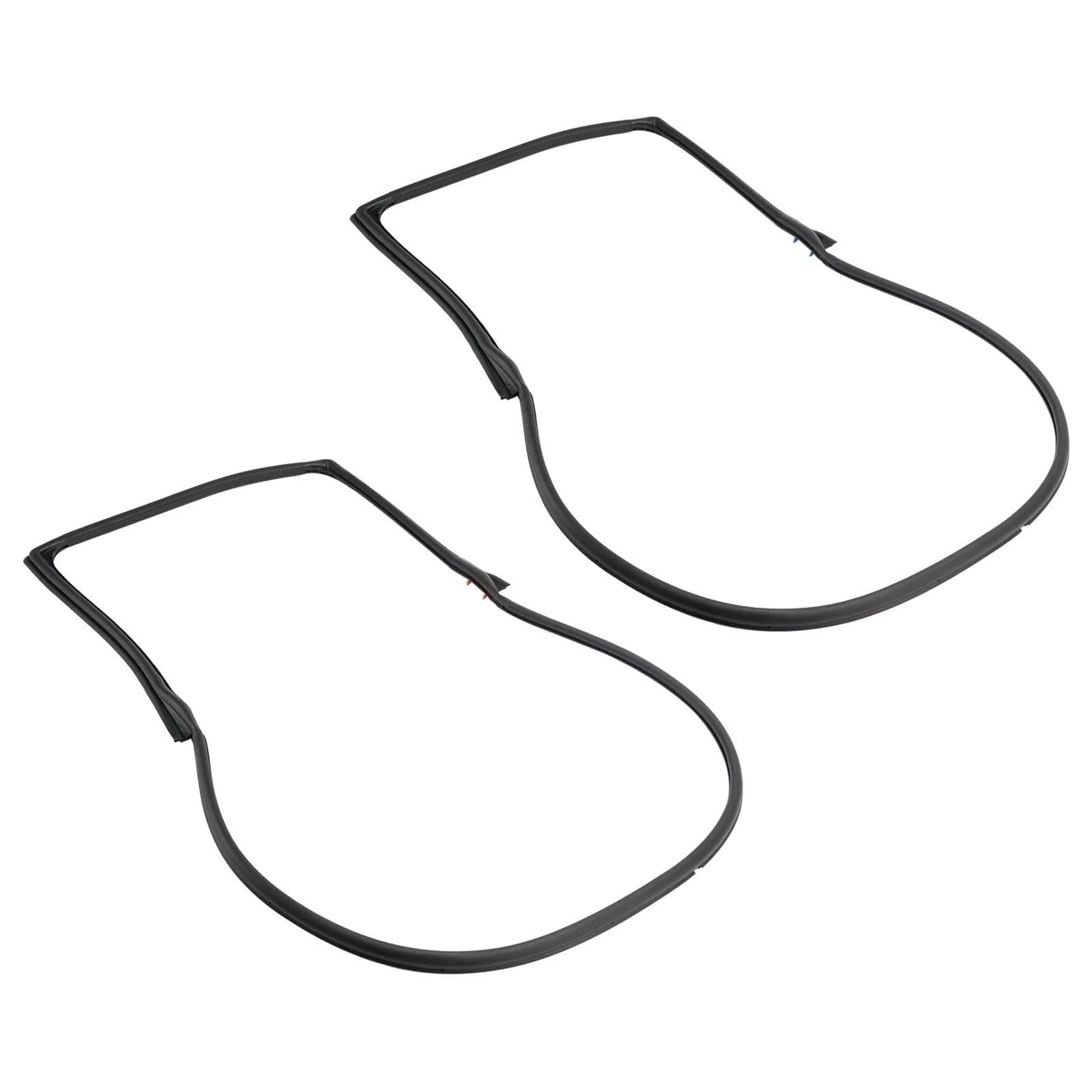 Spgsgmgtxt One Color For Jeep For Wrangler Jk 2007-2018 Front Door Weatherstrip Gasket Seal Beltline Molding