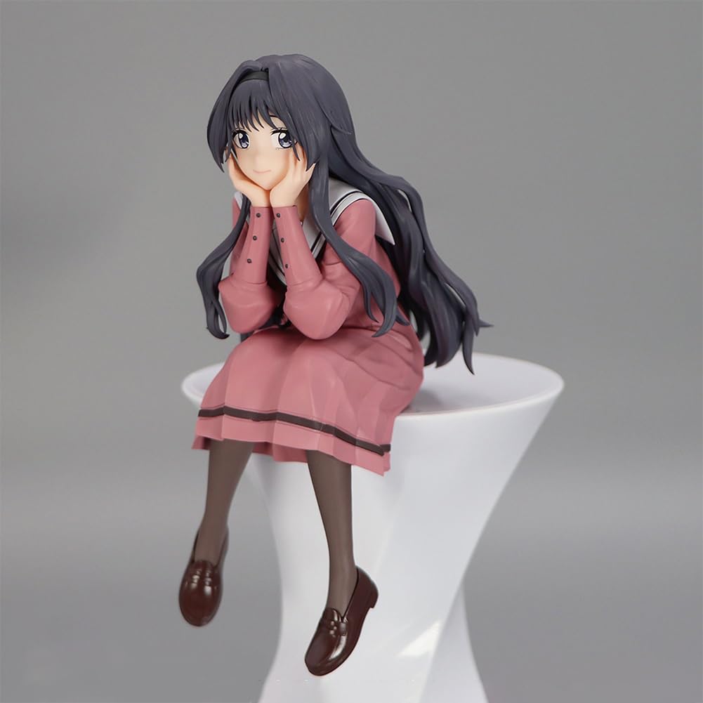 Zhongkaihua Kaoruko Waguri Figura Waguri-san Action Figure 14 cm Seduta in Posa Anime Girl PVC Modello da Collezione Statua per Casa Desktop Decor Adulti Fan
