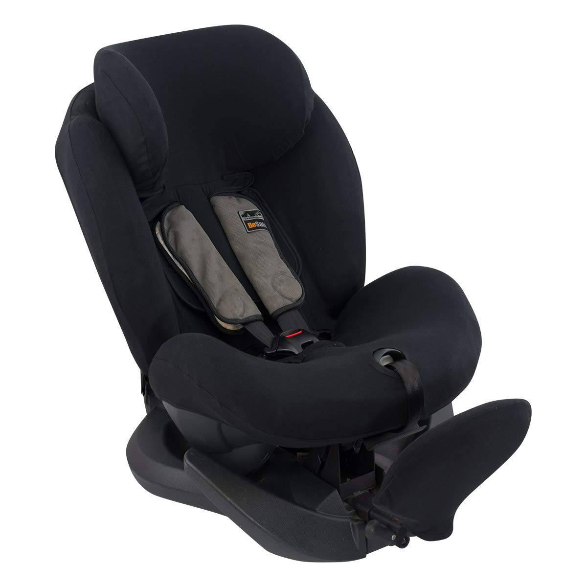 JYOKO Kids Funda de algodón para Silla de Coche Compatible con Besafe Izi Plus (Black Series)