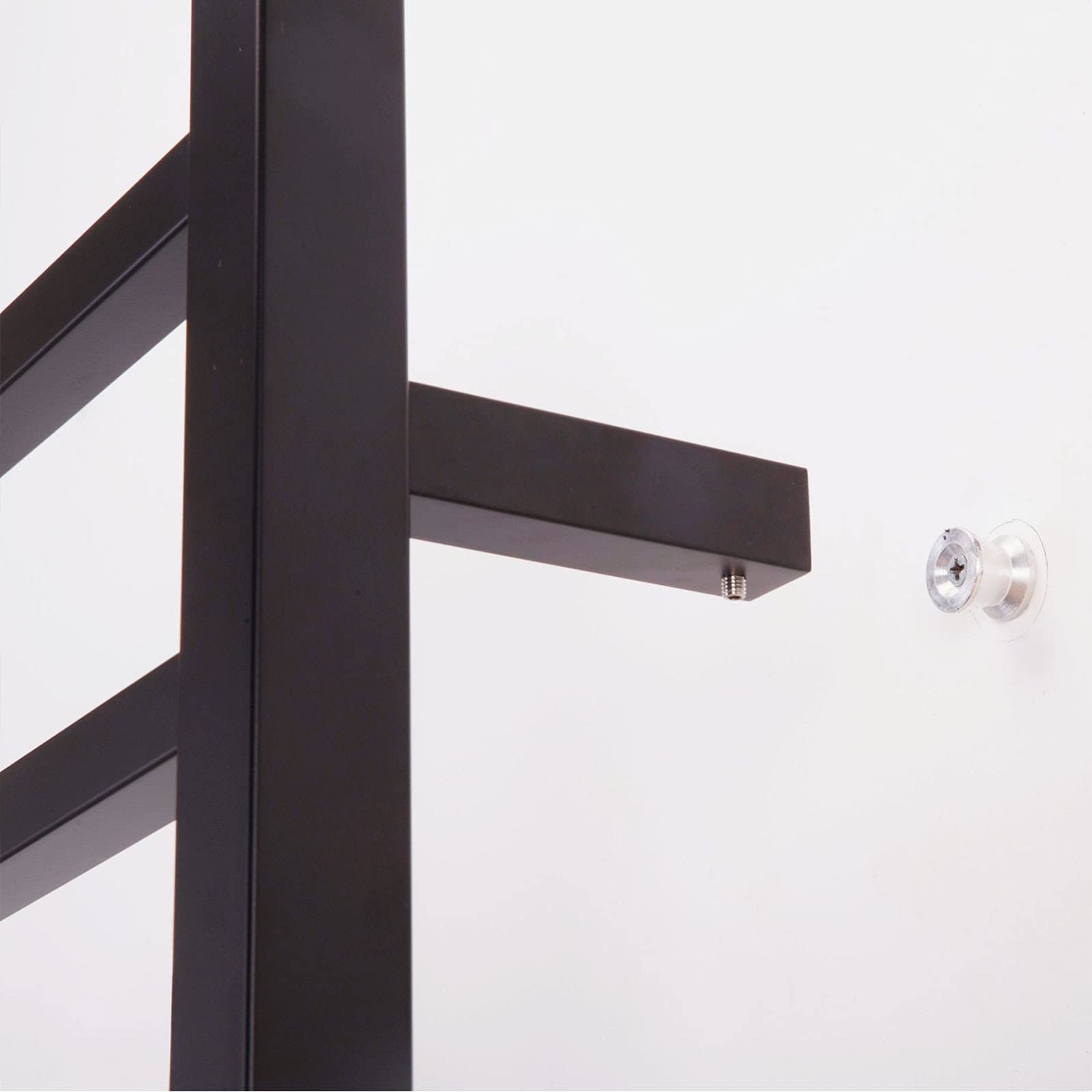 Toallero eléctrico calefactado, toallero eléctrico de Pared, 6 Barras, radiador para baño, cableado.