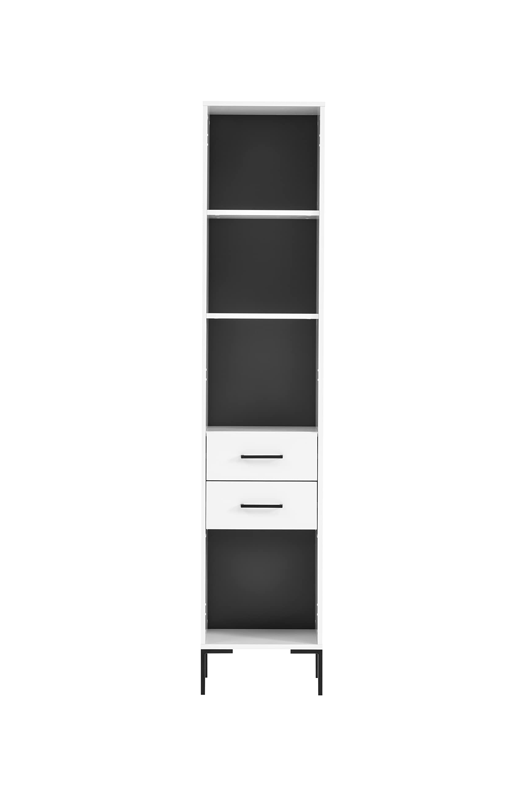 Montana 150628 Aktenschrank, 40 2 x 39 x 194 2 cm, weiß matt