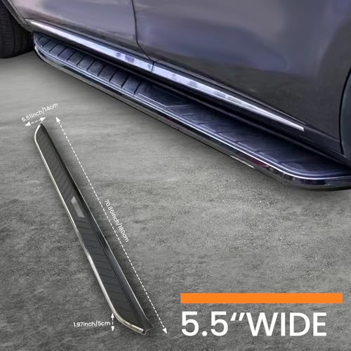 Estribos laterales para Toyota RAV4 2019-2025 aluminio miniatura 4