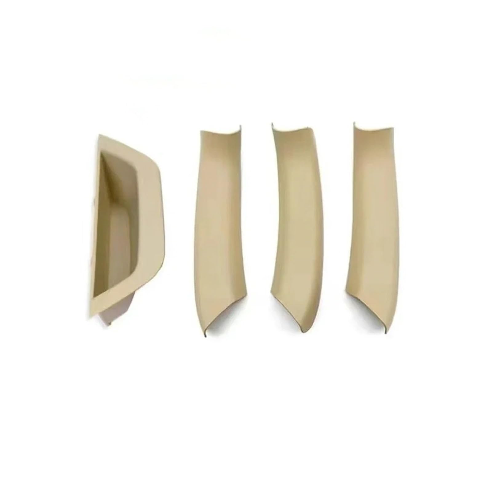 ESPYN Car Inner Door Handle Panel Pull Cover ABS for BMW for X3 for X4 for F25 for F26 2010-2016 Universal Interior Accessories(4pieces Beige)