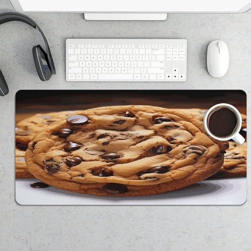 Base para mouse grande de caucho antideslizante estilo Chocolate Cookie miniatura 5