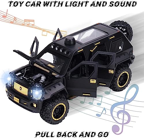 Image of Alokik Enterprise Compatible for 1:24 G-Patton Car Model, Diecast Pull Back Car Toy car, Doors Open, Light and Sound, Boys Toys Kids Adults Gifts【Colors as Per Stock】