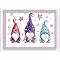 Stamped Cross Stitch Kit For Beginners - Colorful Butterfly Flowers Lady Pattern On 11ct Fabric - View #10