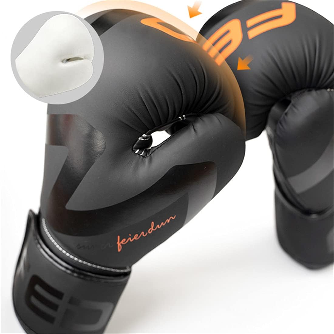 Boxing Gloves Boxing Training Gloves for Men Women Kids Beginner MMA Kickboxing Fight Sparring Punching Bag Gloves Breathable Wrist Protection White 6oz (White 6oz)