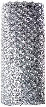 ALEKO Galvanized Steel Chain Link Fence Fabric,4 x 50 Feet 12.5-AW Gauge, Silver CLF125G4X50